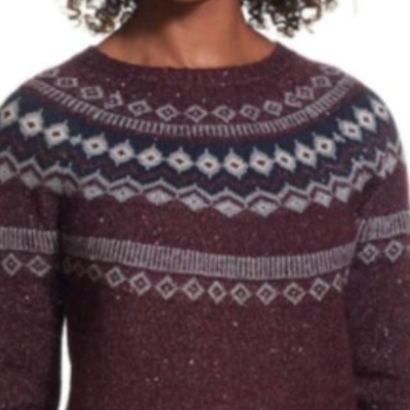WEATHERPROOF VINTAGE Fairisle Crewneck Sweater - NWT - Small - Picture 3 of 3